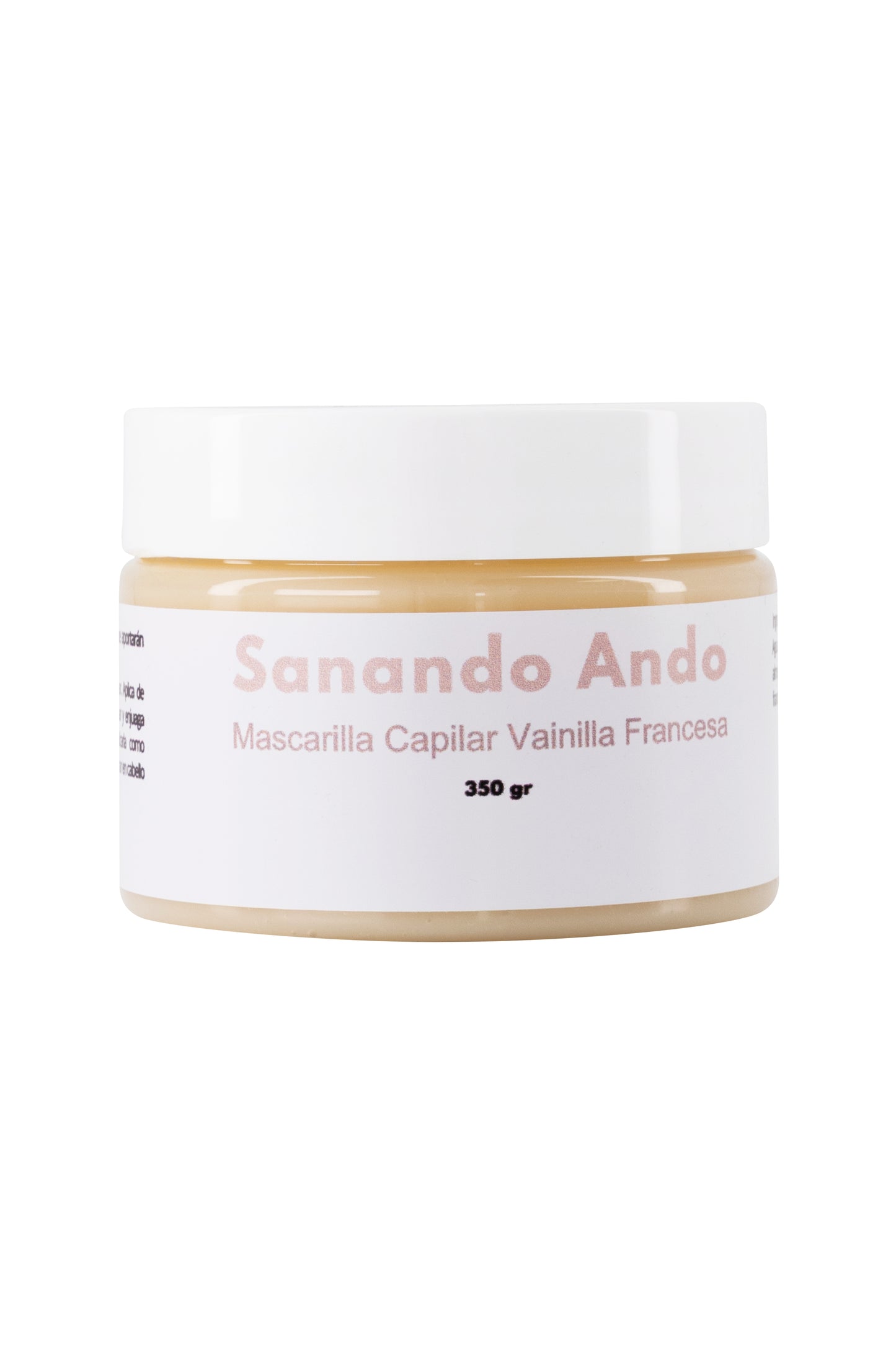 Mascarilla de Vainilla Francesa con Caramelo